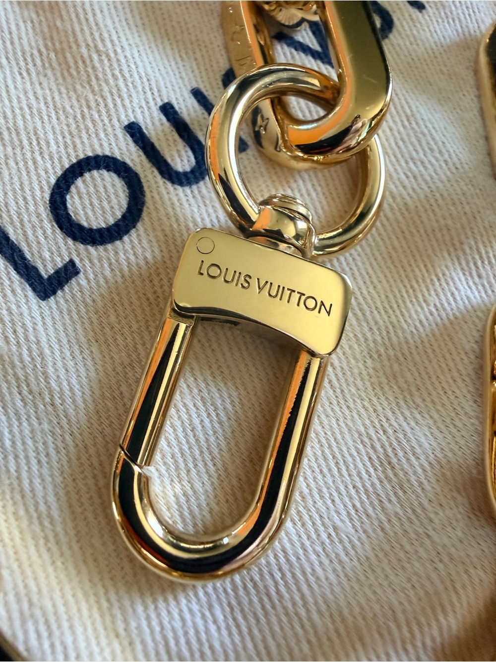 Louis Vuitton Coussin Gold Chain Strap Monogram Chunky Links w Box & Dust Bag - Picture 4 of 8